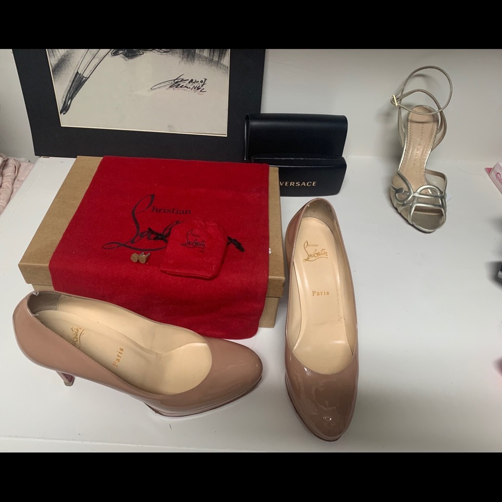 Christian Loubotin New Simple Pump 100 patent calf